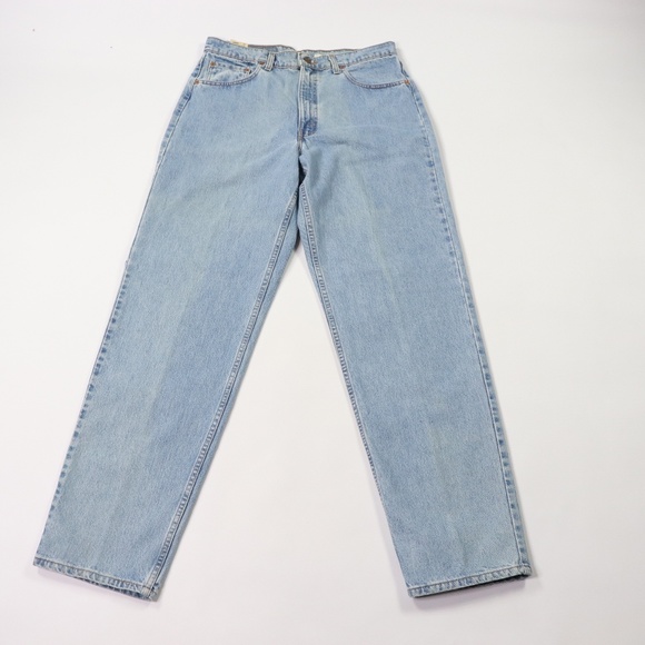 Vtg 90s New Levis Mens 36x34 550 Taper Leg Jeans